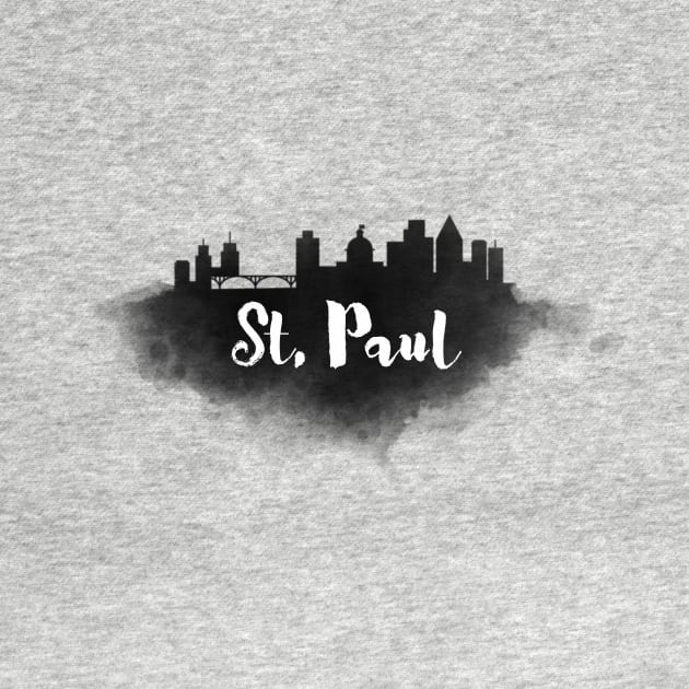 St. Paul watercolor by kursatunsal